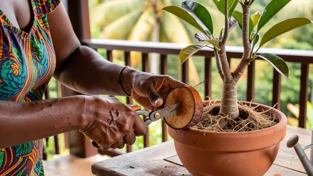 Como fazer muda de rosa do deserto sem apodrecer: corte, substrato e primeiros dias Como fazer muda de rosa do deserto sem apodrecer: corte, substrato e primeiros dias