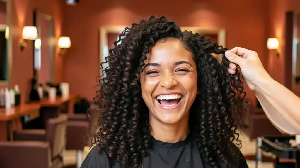 Cortes de cabelo cacheado: por que o corte a seco respeita sua curvatura