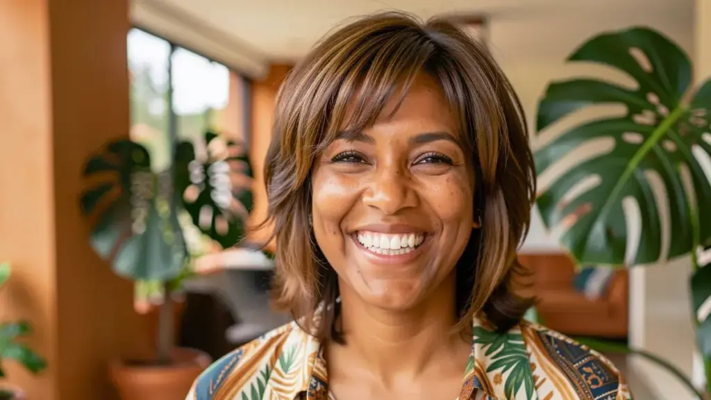 Cortes de cabelo repicado médio: do long bob ao shag para o dia a dia Cortes de cabelo repicado médio: do long bob ao shag para o dia a dia